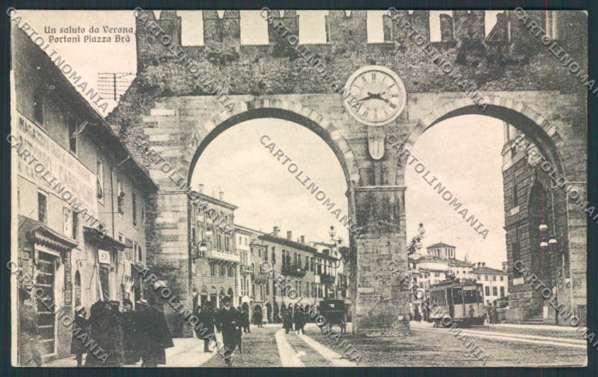 Verona città Tram COLLA cartolina MQ2473 – fronte
