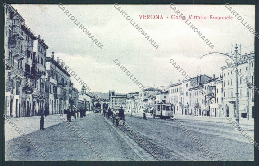 Verona città ABRASA cartolina MQ2522 – fronte