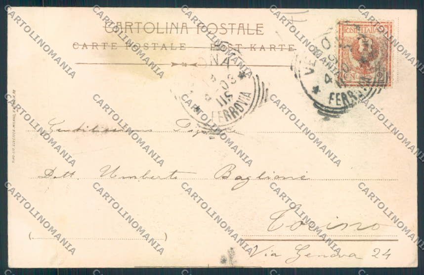 Verona città Adigetto cartolina MQ2536 – retro
