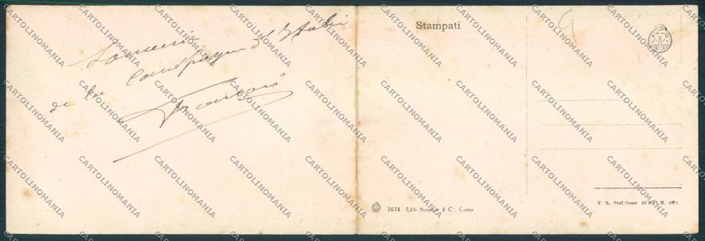 Verona città Doppia cartolina MQ2557 – retro