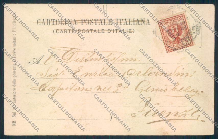 Verona città Circolo Militare cartolina MQ2569 – retro