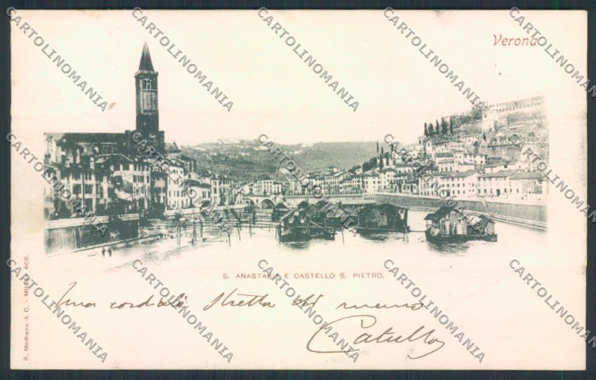 Verona città Anastasia cartolina MQ2591 – fronte