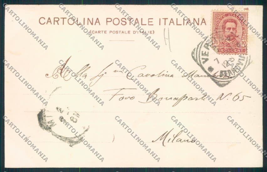 Verona città Anastasia cartolina MQ2591 – retro