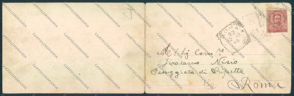 Verona città Doppia cartolina MQ2609 – retro