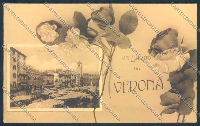 Verona città Saluti da cartolina MQ2649 – fronte