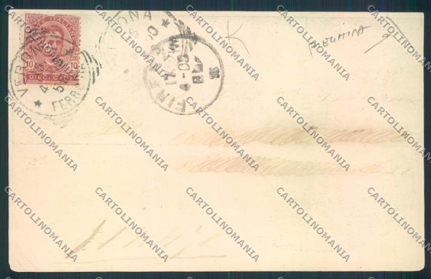 Verona città Esposizione 1901PIEGHINA cartolina MQ2663 – retro