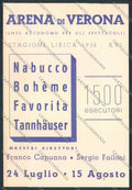 Verona Festival Opera Arena 1938 FG cartolina MQ2683 – fronte