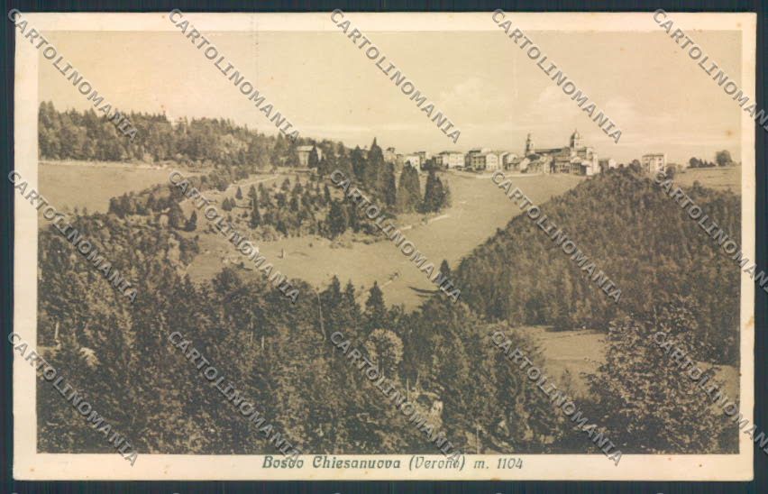 Verona Bosco Chiesanuova cartolina MQ2700 – fronte