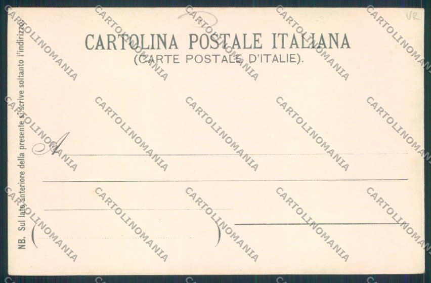 Verona Torri cartolina MQ2704 – retro