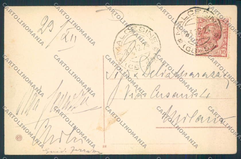Verona Malcesine cartolina MQ2707 – retro