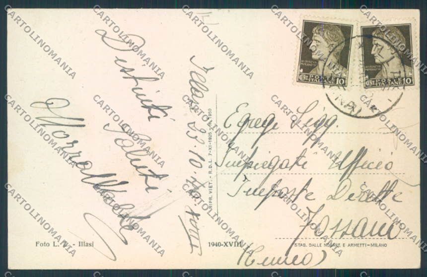 Verona Illasi cartolina MQ2715 – retro