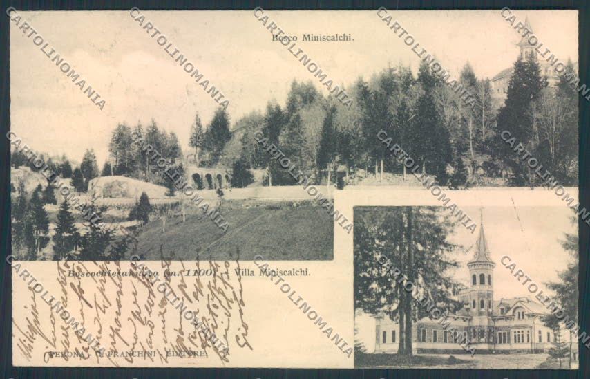 Verona Bosco Chiesanuova cartolina MQ2726 – fronte