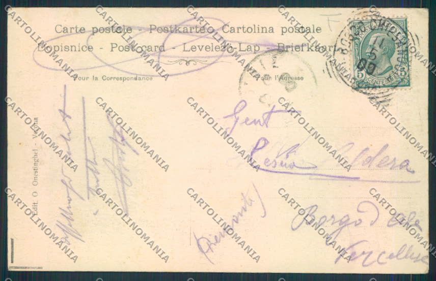 Verona Bosco Chiesanuova cartolina MQ2727 – retro