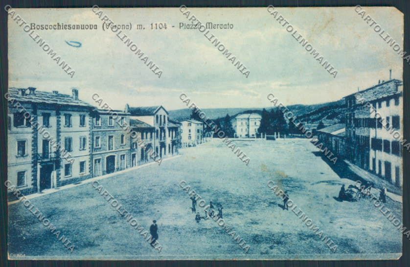 Verona Bosco Chiesanuova PIEGA cartolina MQ2737 – fronte