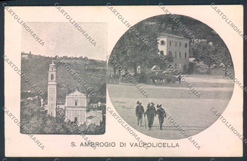 Verona Sant'Ambrogio Valpolicella cartolina MQ2753 – fronte