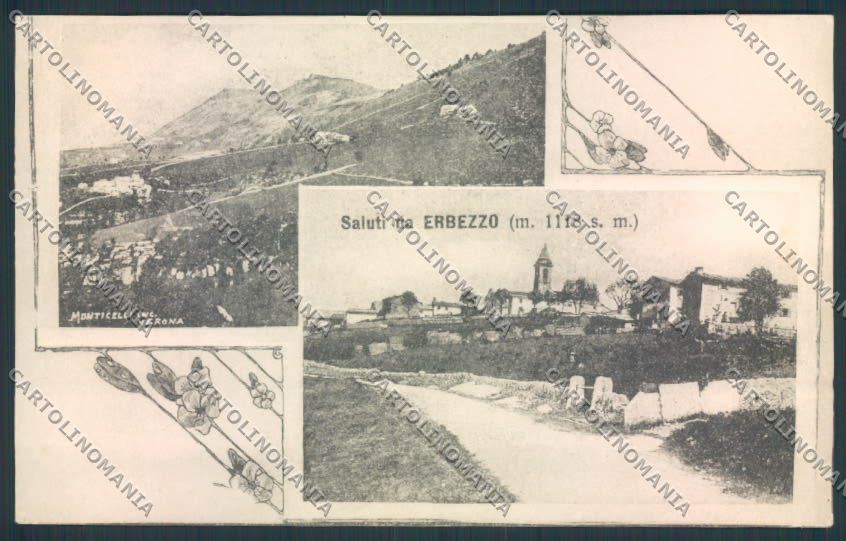 Verona Erbezzo Saluti da cartolina MQ2754 – fronte