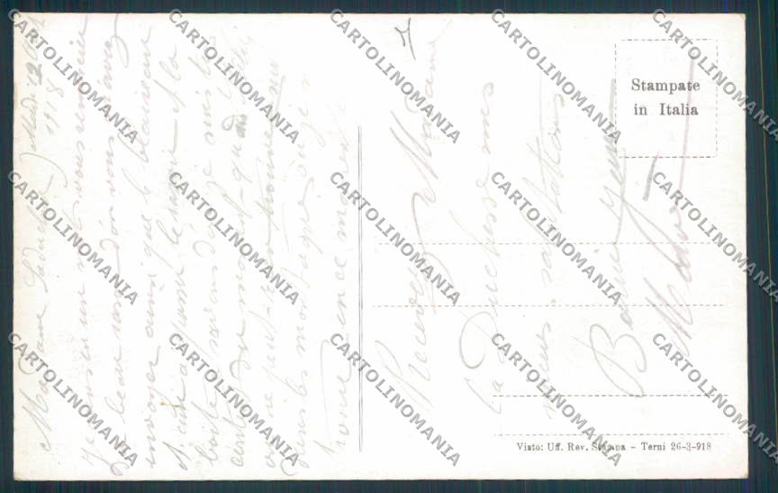 Verona Caprino Veronese Mercato cartolina MQ2765 – retro