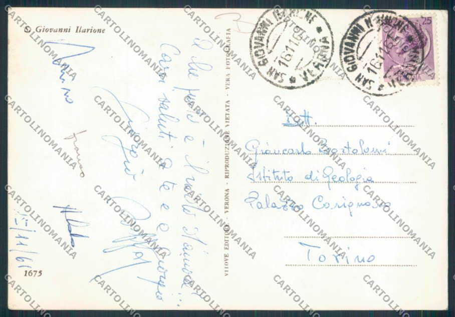 Verona San Giovanni Illarione Foto FG cartolina MQ2767 – retro