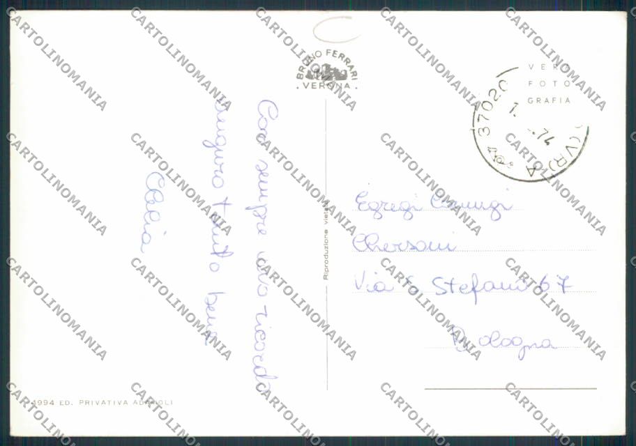 Verona Breoni ADESIVO Foto FG cartolina MQ2775 – retro