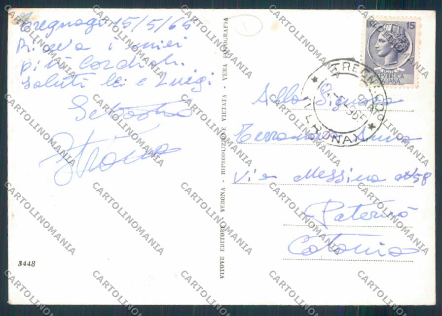 Verona Tregnago Foto FG cartolina MQ2788 – retro