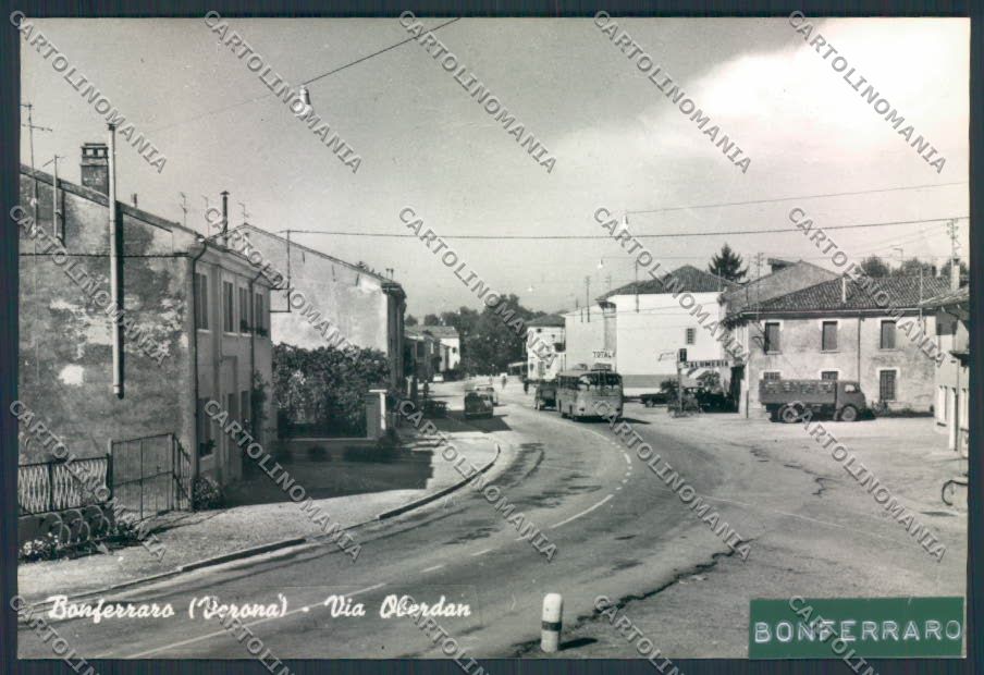 Verona Bonferraro ADESIVO Foto FG cartolina MQ2797 – fronte