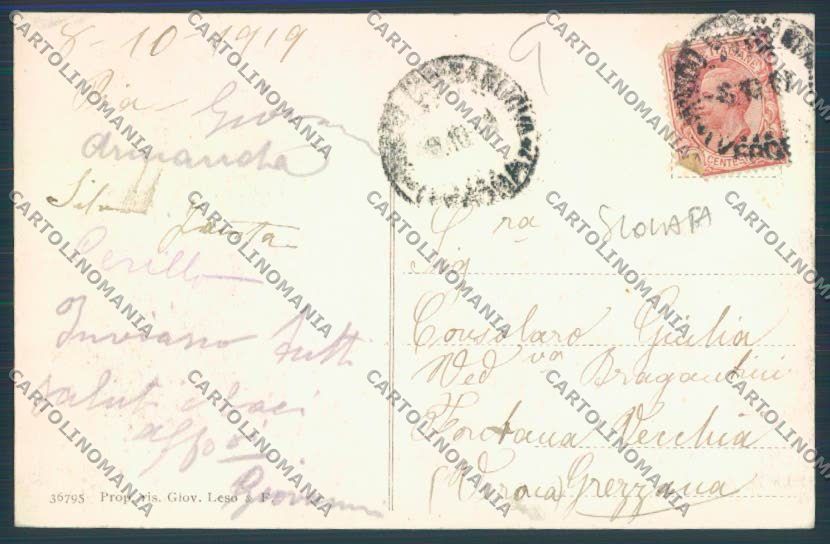 Verona Bosco Chiesanuova SCOLLATA cartolina MQ2798 – retro
