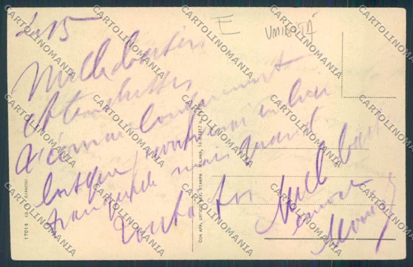 Verona Peschiera UMIDITA' cartolina MQ2801 – retro