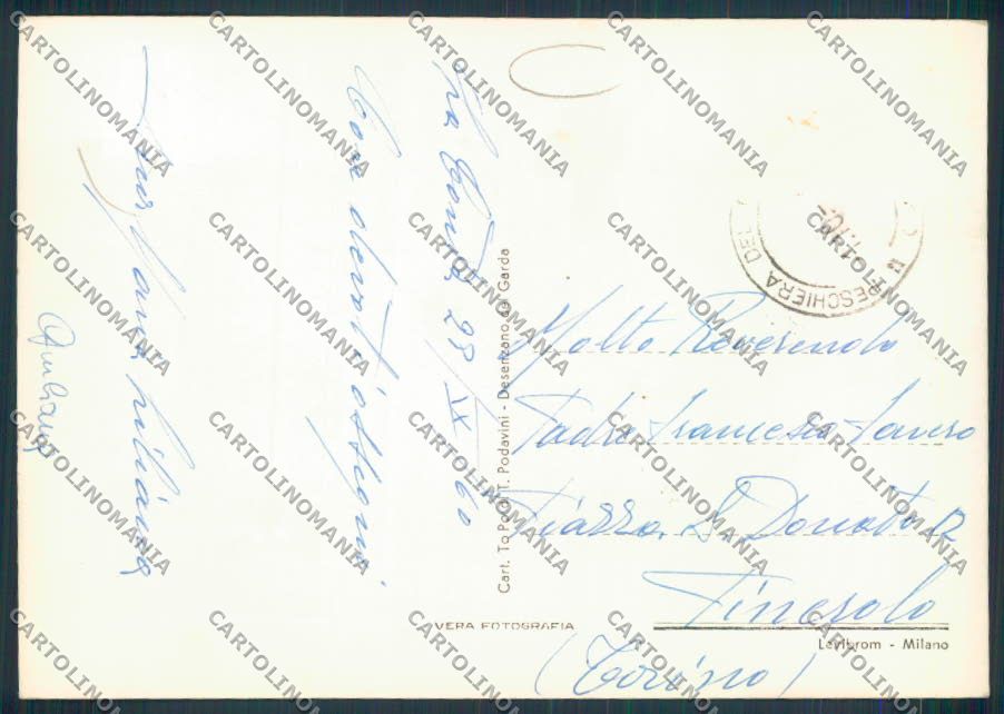 Verona Peschiera Foto FG cartolina MQ2814 – retro