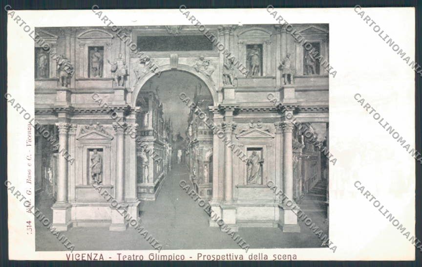 Vicenza città FORO cartolina MQ2821 – fronte