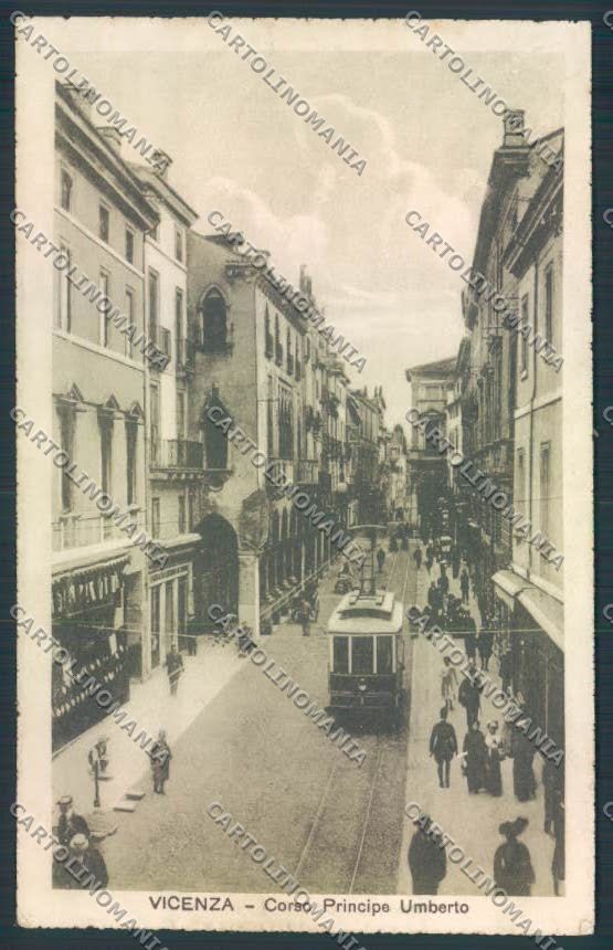 Vicenza città Tram cartolina MQ2856 – fronte