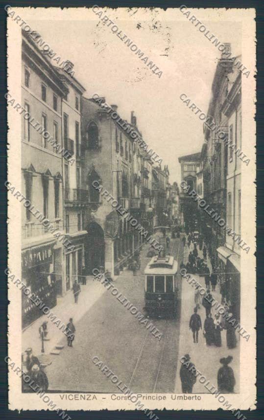 Vicenza città Tram cartolina MQ2867 – fronte