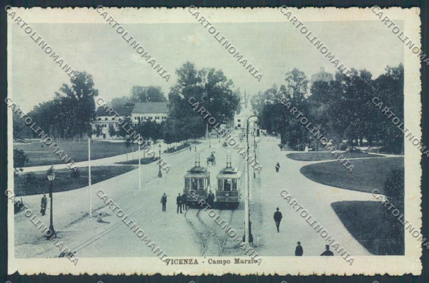 Vicenza città Tram cartolina MQ2868 – fronte