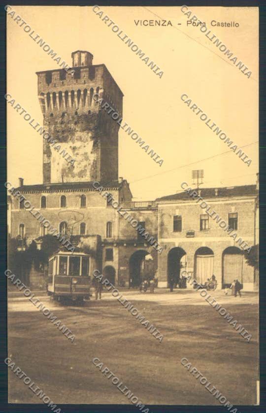 Vicenza città Tram cartolina MQ2871 – fronte
