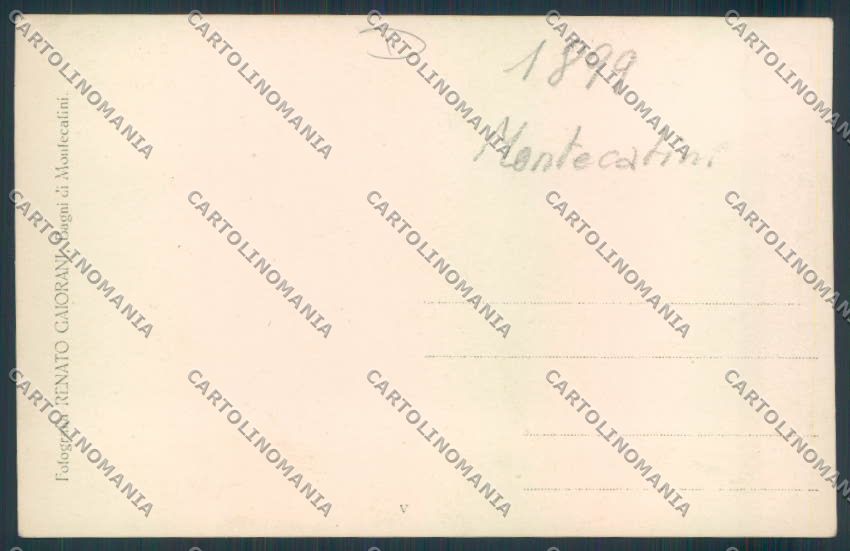 Pistoia Montecatini Foto cartolina MQ2891 – retro
