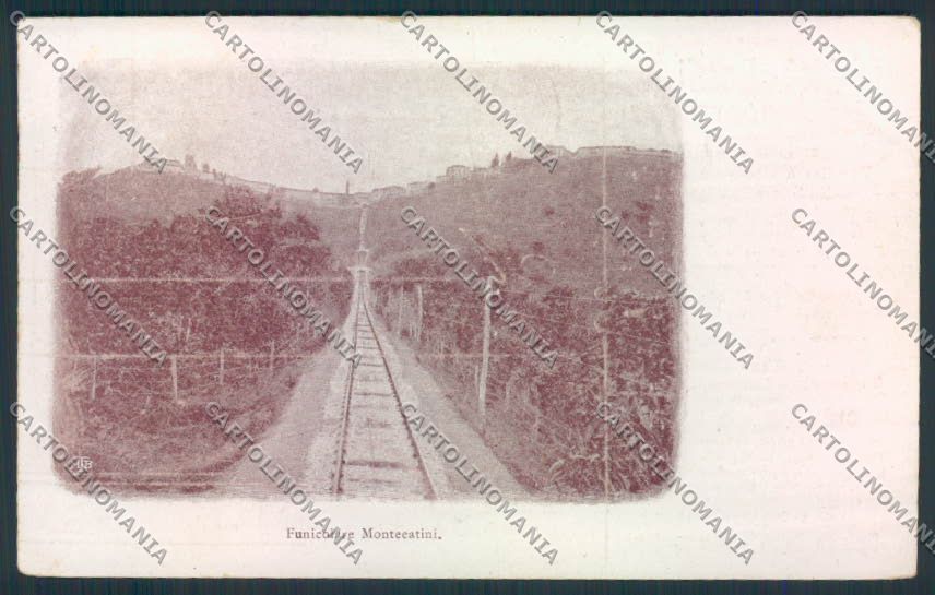 Pistoia Montecatini Funicolare cartolina MQ2892 – fronte