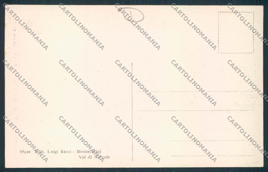 Pistoia Montecatini cartolina MQ2897 – retro