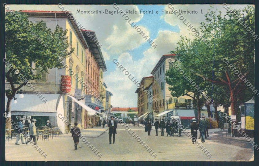 Pistoia Montecatini SCOLLATA cartolina MQ2898 – fronte