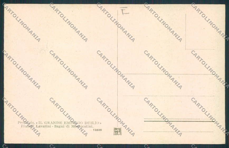Pistoia Montecatini cartolina MQ2900 – retro