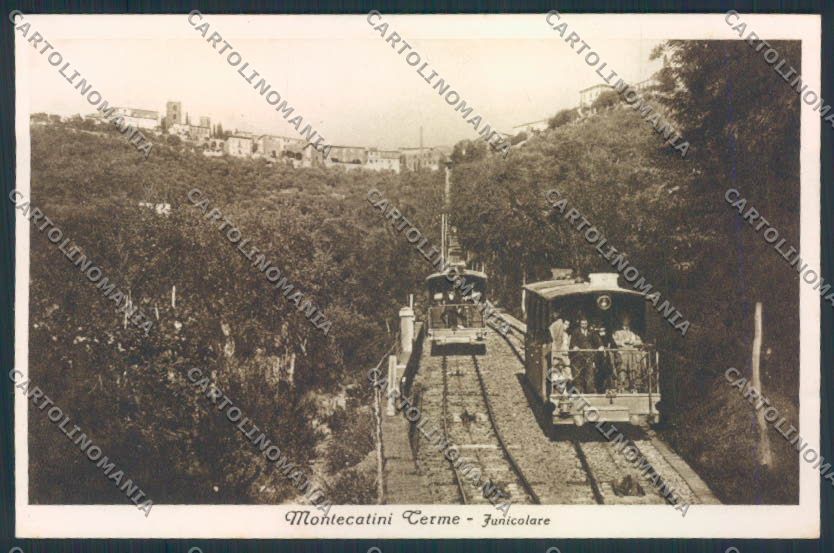 Pistoia Montecatini Funicolare cartolina MQ2912 – fronte