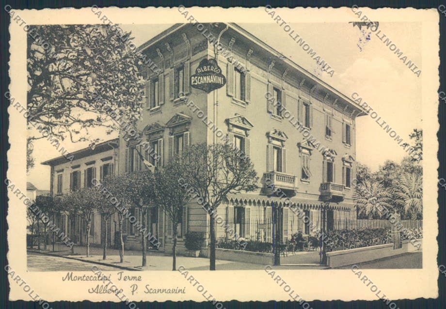 Pistoia Montecatini ABRASA FG cartolina MQ2916 – fronte