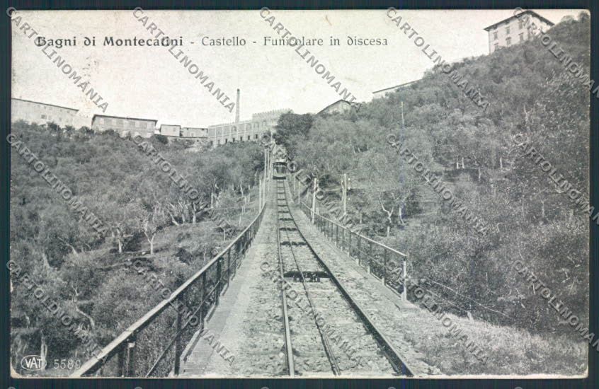 Pistoia Montecatini Funicolare SCOLLATA cartolina MQ2919 – fronte