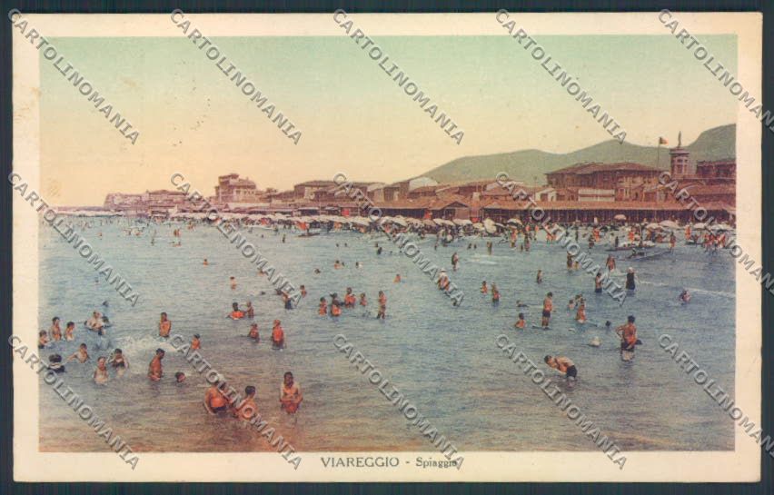 Lucca Viareggio cartolina MQ2923 – fronte