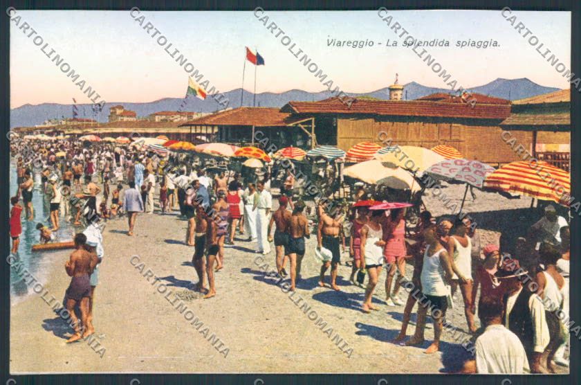 Lucca Viareggio cartolina MQ2925 – fronte