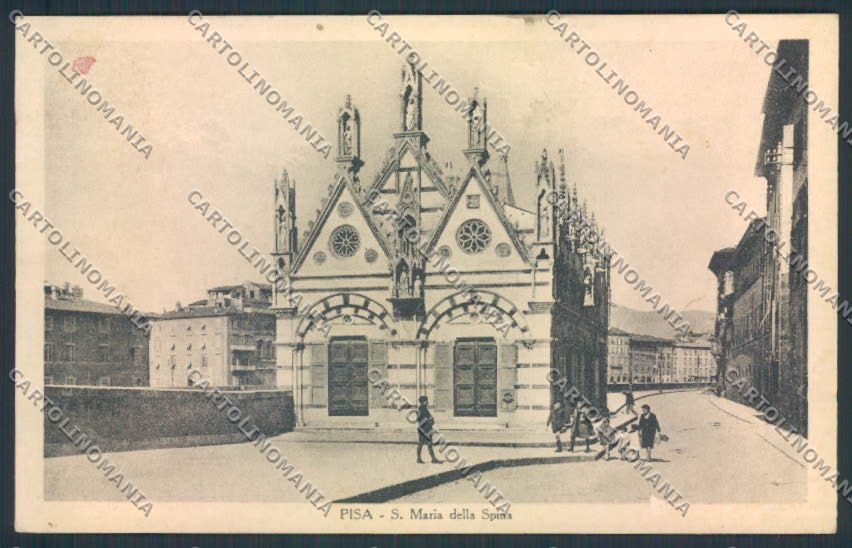 Pisa città UN PO' SCOLLATA cartolina MQ2987 – fronte