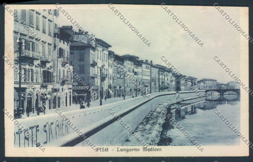 Pisa città ABRASA cartolina MQ2989 – fronte