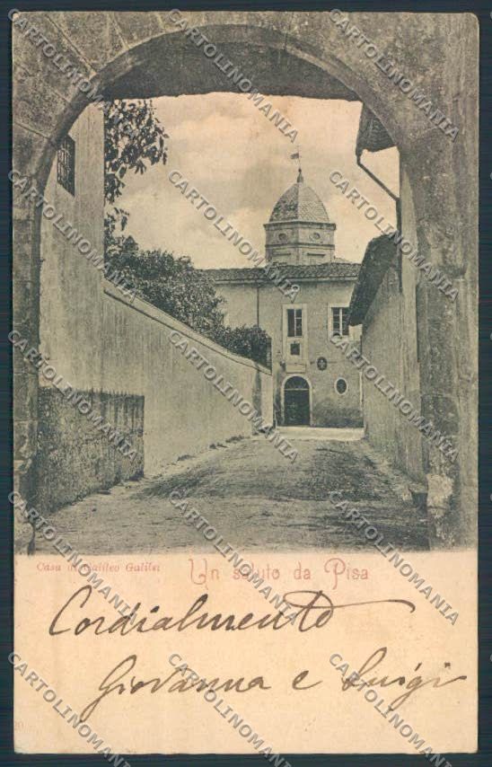 Pisa città Galileo Galilei cartolina MQ2992 – fronte