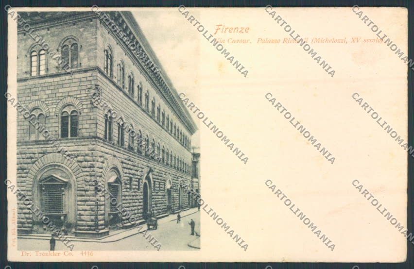 Firenze città Via Cavour cartolina MQ3015 – fronte