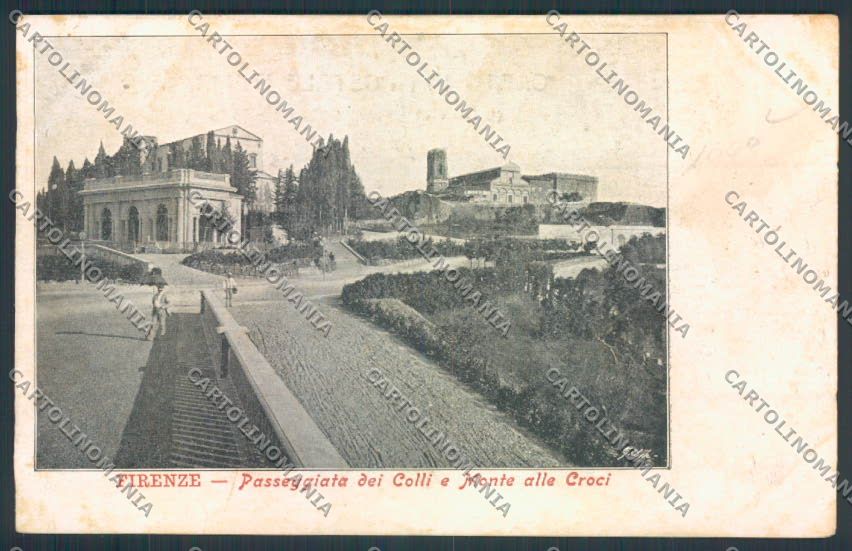 Firenze città Monte alle Croci cartolina MQ3017 – fronte