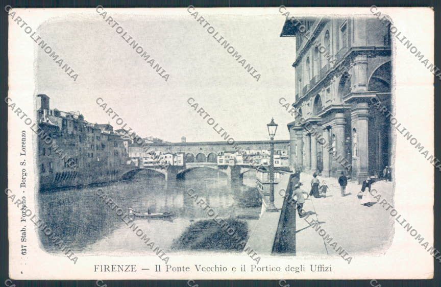 Firenze città Ponte Vecchio cartolina MQ3037 – fronte