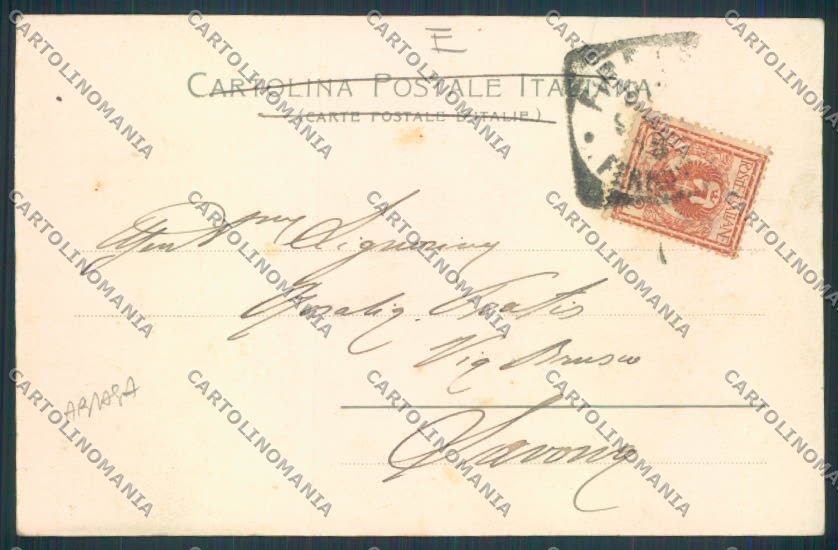 Firenze città ABRASA cartolina MQ3080 – retro